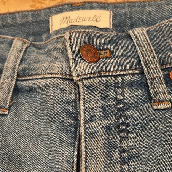 Madewell Light Blue Denim Jeans, Curvy, High Rise, Skinny, Cotton Blend, 29 - Picture 5 of 10